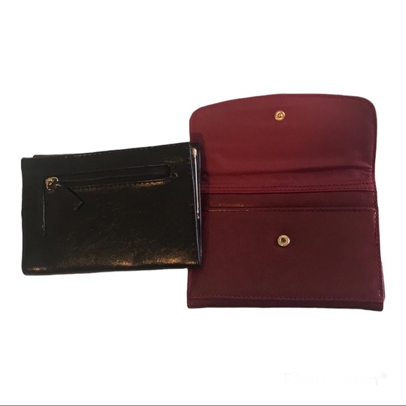 Two Frame Wallets 1 Red and 1 Black both NWT Time and Tru - Picture 3 of 7